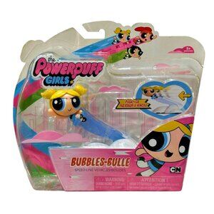 Powerpuff Girls Bubbles Bulle Speed Line Vehicles Push n Go 5+ Spin Master NEW